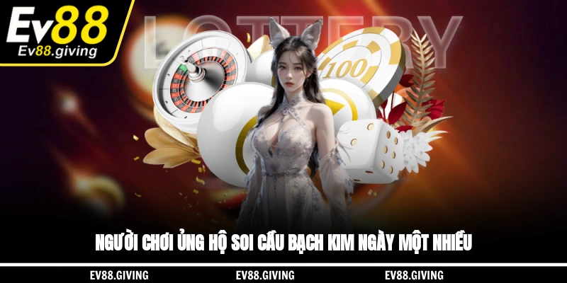 Người chơi ủng hộ soi cầu bạch kim ngày một nhiều